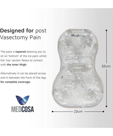 Vasectomy Ice Pack - Professional Cold Therapy for Pain & Swelling Relief - Ideal for Vasectomies, Hernia, Varicocele Surgery - Reusable for Testicular Injuries - 1 Count - Buy Online on GoSupps.com