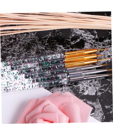 VINTORKY 1 Set Nail Brush Seal manicure painting nail art painting nail art pen nail art salon accessories french tip nail stamp nail stuff Nail supplies portable plastic - Buy Online on GoSupps.com