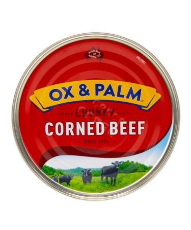 Ox & Palm Corned Beef Chunky Style 11.5 Oz - Pack of 12 | Original Flavor - Buy Online on GoSupps.com