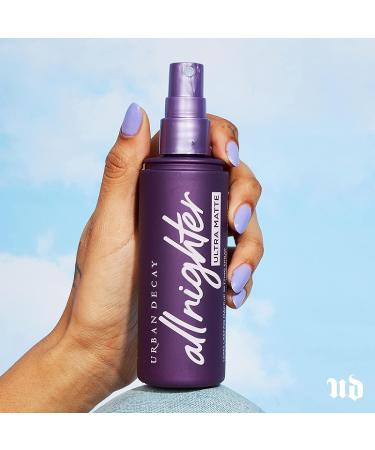 Urban Decay All Nighter Ultra Matte Setting Spray - 16-Hour Makeup Finishing Mist for Oily Skin - Oil & Shine Control - 4 Fl Oz - Buy Online on GoSupps.com