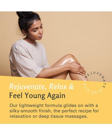M3 Naturals Ylang Ylang & Ginger Massage Lotion | Collagen Stem Cell Infused | Deep Tissue Therapy for Muscle & Joint Relief | Anti-Cellulite Formula - Buy Online on GoSupps.com