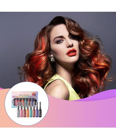  Vibhgtf Temporary hair color with mascara - Temporary chalk comb - Hair chalk comb - Hair chalk comb kit - Buy Online on GoSupps.com