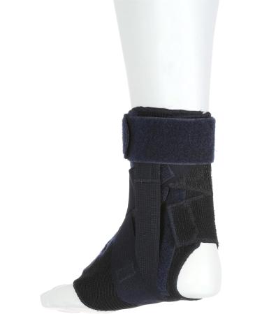 V-17M Ankle Stabilizer Brace - Figure 8 Support for Tendonitis & Rehab - Controls Inversion & Eversion - Open Back Design - Blue Medium - Buy Online on GoSupps.com