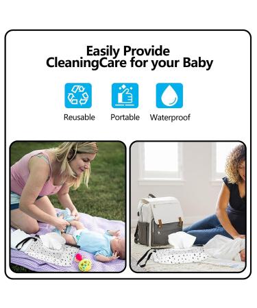 4 STK Portable Baby Wet Wipes Pocket - Travel-Friendly Reusable Wet Wipe Container for Babies on the Go - Buy Online on GoSupps.com