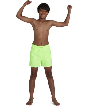 Speedo Boys Essential 13 Swim Trunks - M Zest Green | Best International Shipping - Buy Online on GoSupps.com