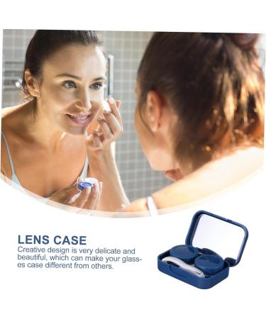 Buy Healvian Cute 4-Box Care Case for Colored Contact Lenses - Travel Lens Container & Eye Lens Tanks - Stylish Caricature Design - Perfect for International Shipping - Buy Online on GoSupps.com