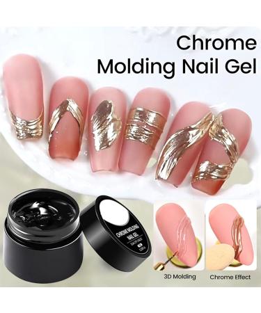 Solid Nail Gel LED/UV Nail Carving Gel Non-Sticky Builder Glue Manicure Accessories for Home School Business Trip - 7ml - Buy Online on GoSupps.com