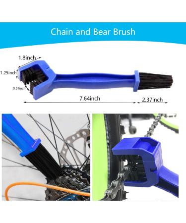 FVILIPUS Bike Cleaning Tools Set - 8 Piece Kit for Mountain, Road, Hybrid, BMX, and Folding Bikes - Buy Online on GoSupps.com