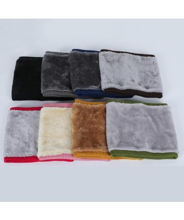 Clicitina Winter Wool Lined Knit Bib for Women & Men - Pink One Size | Shop Internationally - Buy Online on GoSupps.com