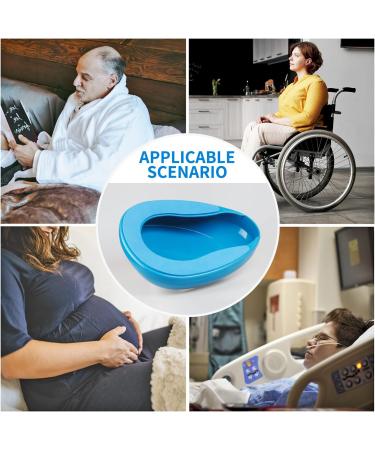 MINIVON Bedpan Cushion - Waterproof Soft Foam Pad for Elderly and Disabled - Non Slip Padded Potty Mats - 2 Pcs Pack - Buy Online on GoSupps.com