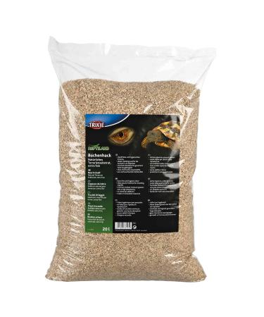 Trixie 76145 beech wood chippings natural substrate extra fine 20 l 20 liters