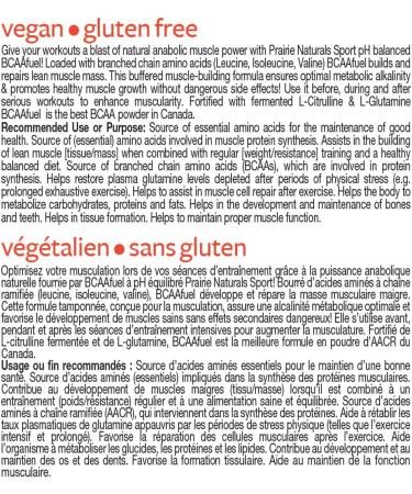 Prairie Naturals PH Balanced BCAA Fuel - Fruit Punch 11.2 Ounce | Best for Muscle Recovery & Performance | Buy Internationally - Buy Online on GoSupps.com