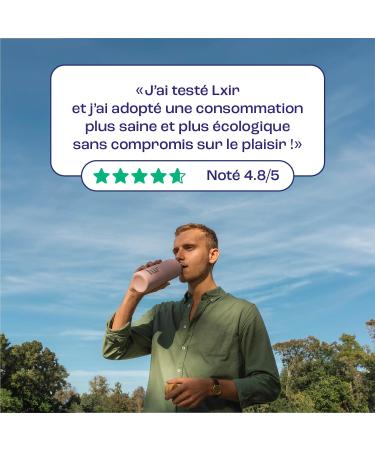 LXIR DRINK Flavored Water in Sugar Free Tablets - Multivitamin Drink - Rich in Vitamins C and B - Daily Hydration - Skin Beauty - Vitality - 60 Units - 5 Flavors + 1 Bottle Pink - Buy Online on GoSupps.com