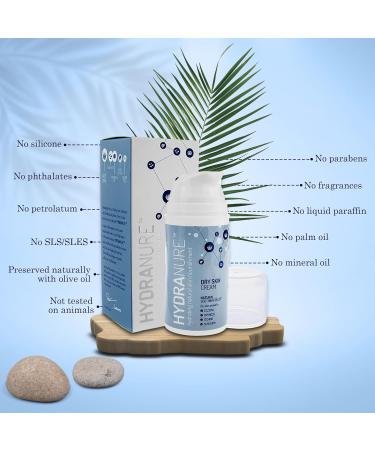 HydraNure Organic Eczema Cream for Babies & Adults - Soothes, Repairs & Protects Skin - 300ml - Buy Online on GoSupps.com