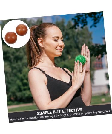 Clispeed 2-Piece Health Ball Set - Wooden Massage Tools | Vintage Gifts for Muscle Relaxation & Home Decor - Buy Online on GoSupps.com