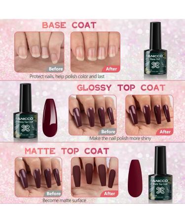 Anicco 27 Pieces UV Nail Polish UV Colour Gel Set Reflective Sparkling Shellac Nail Polish UV Gel Nail Polish Set for Beginners and Professionals 24+3B - Buy Online on GoSupps.com