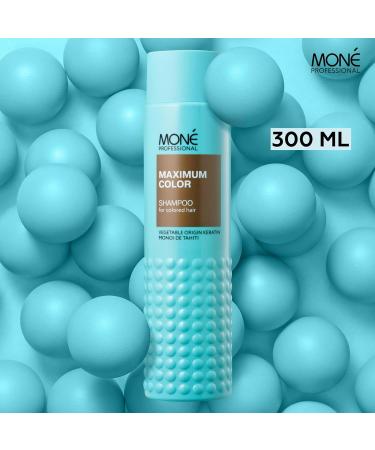MON PROFESSIONAL Keratin Colored Hair Shampoo (2x300 ml) - Reactivation and Color Protection - Nourishes moisturizes and makes your hair shine - Buy Online on GoSupps.com