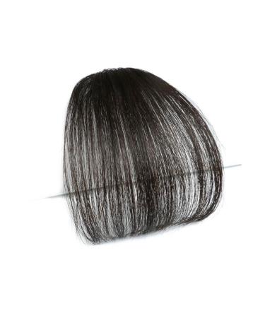 Bangs Synthetic Air Bangs Hairpiece Women Mini Fake Bangs Black Brown Hairpiece Extension for Girls Bangs Hair Clip(20-4)
