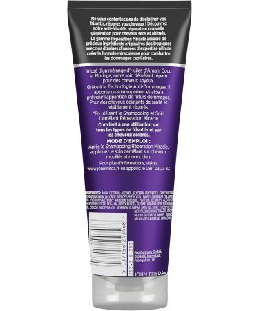 JOHN FRIEDA Frizz Ease Miracle Repair Detangling Treatment 250ml - Buy Online on GoSupps.com