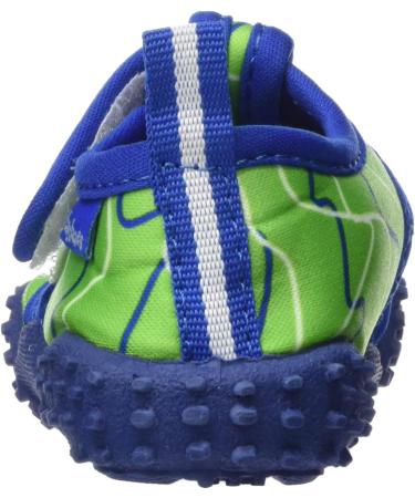 Playshoes Unisex Kids Aqua Shoes Robbe 18/19 EU - Blue Green | Lightweight & Quick-Drying Swim Footwear for Boys & Girls - Buy Online on GoSupps.com