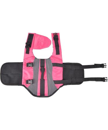 ChezAbbey Dog Life Jacket - Adjustable Safety Vest for Cats and Dogs - Rose Red X-Small - Buy Online on GoSupps.com