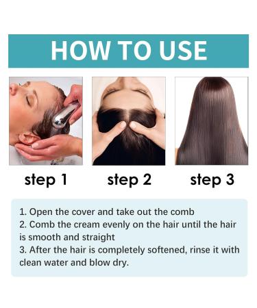 2-Pack Protein Corrective Hair Smoothing Cream | Silky Shiny Straightening Cream for Curly & Dry Hair - Buy Online on GoSupps.com