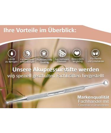 Set of 4 Acupressure Massage Pens - Acupuncture Scar Stick - 1/2mm 3/7mm 5/8mm 6/9mm | International Shipping - Buy Online on GoSupps.com