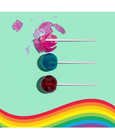 Original Gourmet Lollipop - 3 Individually Wrapped Lollipops per bag - Cotton Candy Bubblegum and Cherry - America's Number 1 Selling Lolly Brand - Gluten Free and Vegetarian 93g Bag - Buy Online on GoSupps.com