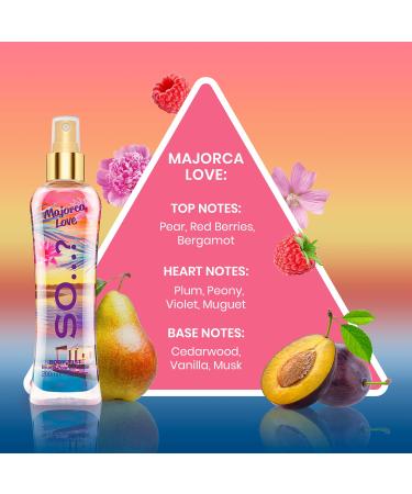 So Majorca Love Body Mist 200 ml - Buy Online on GoSupps.com