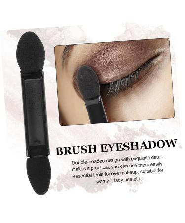 100PCS Double-Sided Eyebrow & Eyeshadow Applicator Brushes - Black Eye Makeup Sponges for Women | Miss Beauty - Buy Online on GoSupps.com