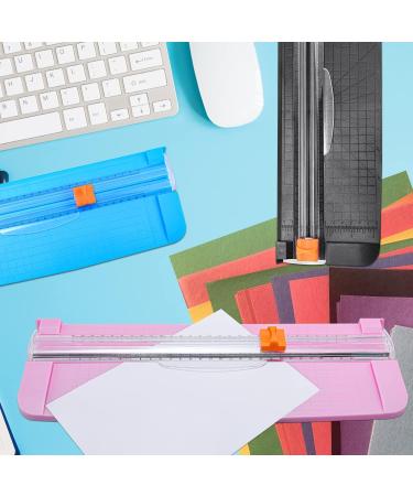 Portable Paper Cutter Guillotine Paper Trimmer Scrapbooking with Security Safeguard for Standard Cutting of A2 A3 A4 A5 Paper  Photos or Labels - Pink - Buy Online on GoSupps.com