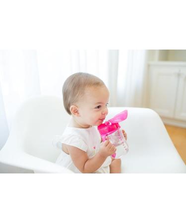 Dr. Brown's Pink Critters Sippy Cup with Straw - 9oz - 6m - Buy Online on GoSupps.com