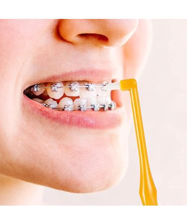 Buy LHDFYQT 8-Piece Tuft Toothbrush Set - Soft Slim Interdental Brushes for Orthodontic Care & Detailed Cleaning - Buy Online on GoSupps.com