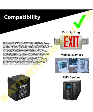 Buy 12V 4.5AH SLA Sealed Lead Acid Battery UB1245 UB1250 SLA1250 PS1250 for Alarm Medical Solar UPS | Fast International Shipping - Buy Online on GoSupps.com