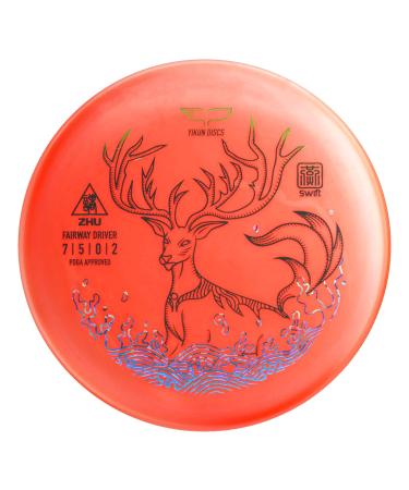 Yikun Professional Disc Golf Driver|Floating Disk Fairway Driver|150-160g| Perfect for Outdoor Games and CompetitionDics Shade Color May Vary orange