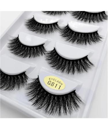 UAMOU 3D Faux Mink Lashes Natural Long Soft False Eyelashes Makeup Wispy Dramatic Fluffy cilios False Eyelashes Cheerfully (Color : G802 Size : 10 boxes logo) 10 boxes logo G802 - Buy Online on GoSupps.com