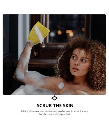 Exfoliating Shower Gloves 25pcs | Disposable Body Scrubber Mitt | Dead Skin Removal | Men Women Skin Exfoliation - Buy Online on GoSupps.com