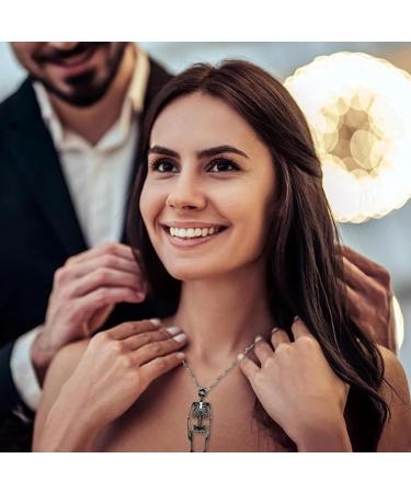 Shop Oralgos Skull Trailer - Gothic Light Skeletal Necklace & Keybone Chain | Perfect Halloween Gifts | Size L Metal Jewelry - Buy Online on GoSupps.com