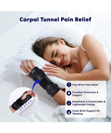Wrist Electric Heating Pad for Carpal Tunnel Relief | Adjustable Wrist Support Brace with Splints | Heated Wrap for Injuries, Arthritis, Wrist Pain, Sprain - Large - Buy Online on GoSupps.com