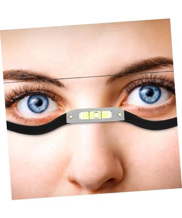 1 Set Arch Embroidery Eyebrow Ruler Brow Template Eyebrow Shaping Kit Level Ruler Alloy - Buy Online on GoSupps.com