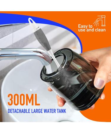 Portable Cordless Water Flosser - Rechargeable IPX7 Waterproof 4 Modes & Jet Tips | Travel & Home Use - Buy Online on GoSupps.com