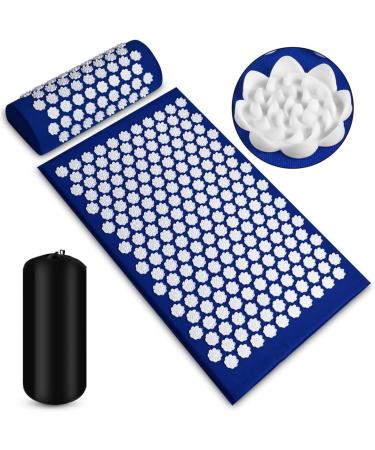 Dunlap Massage Pillow & Yoga Mat - Acupuncture Relief for Back Pain & Stress - 3 Sizes Available - Buy Online on GoSupps.com