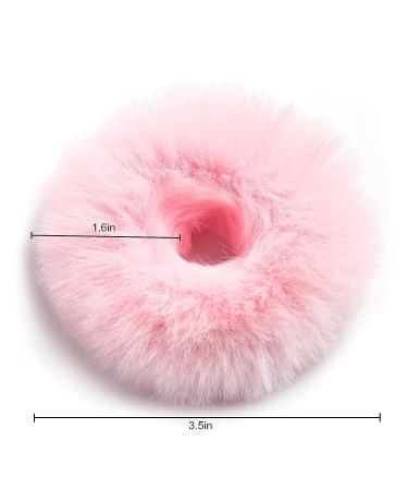 Fuzzy Furry Rabbit Fur Hair Band Wristband - Bright Mixed | Hair Accessories - Buy Online on GoSupps.com