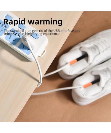 Adjustable Shoes Dryer with 3 Modes Timer for Winter Rainy Days Eliminate Bad Odor Portable Footwear Dryers Machine for Shoes Ski Boots Gloves Socks - UK Plug (White) - Buy Online on GoSupps.com