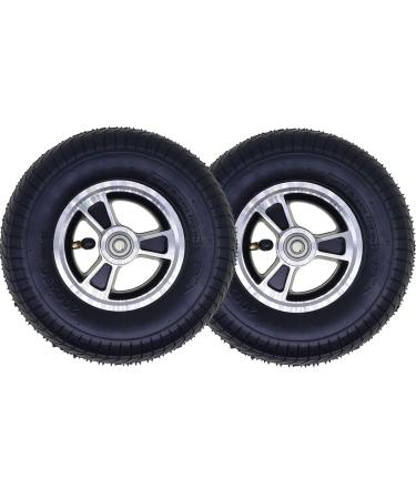 Wheelchair Wheels Wheelchair Front Castor (200x50) 8-inch Electric Wheelchair Replacement Wheel Wheelchair Front Wheel with Bearing (5/16") Inflatable Wheelchair Castor Accessories
