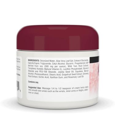 Buy Source Naturals Progesterone Cream - Women's Health Support - High Purity & Paraben Free - 2 Oz Jar - Fast International Shipping - Buy Online on GoSupps.com