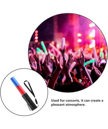 TOPPERFUN Traffic Wand LED Traffic Control Night Wands Red and Blue Safety Light Wands Air Marshaling Signal Wand LED Glow Sticks for Airport Parking Car Directing B - Buy Online on GoSupps.com