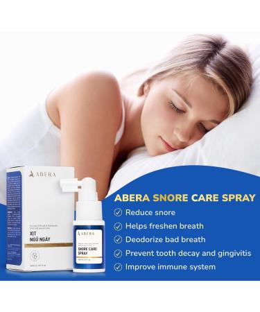 ABERA Snore Care Spray - Natural Herbal Anti-Snoring Solution for Better Sleep & Throat Relief (1.01 Fl Oz - Buy Online on GoSupps.com