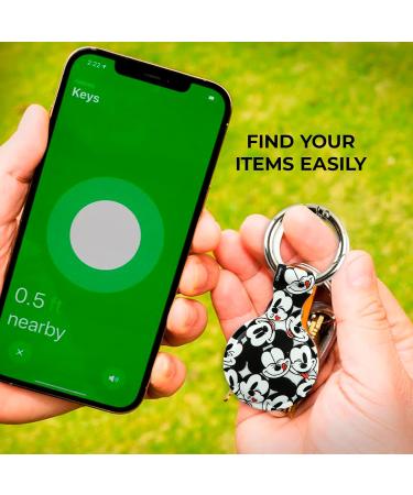 Disney Mickey Mouse Holder for Apple Airtag - Protective Tracker with Keychain for Dog Bags Keys - Disneyland Essentials Mickey Faces - Buy Online on GoSupps.com