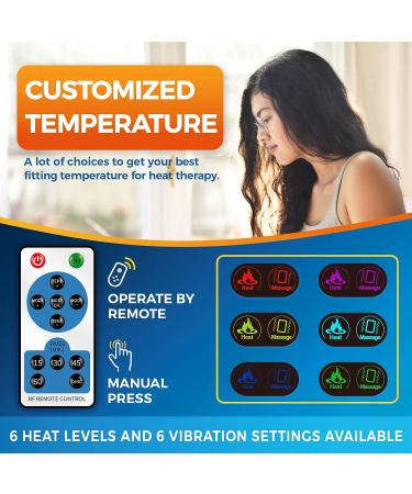 CHEROO Shoulder Heating Pad with Vibration Massager - Auto Shut Off Heated Brace for Rotator Cuff Joint Tendon Injury & Arthritis Pain Relief - X-Large/2X-Large - Buy Online on GoSupps.com